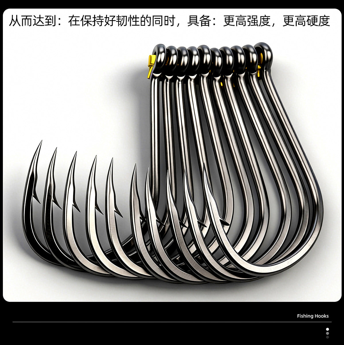 Iseama Tube-Eye Barbed Bait Hooks, Bent Point, Sizes 1–22 – product photo
