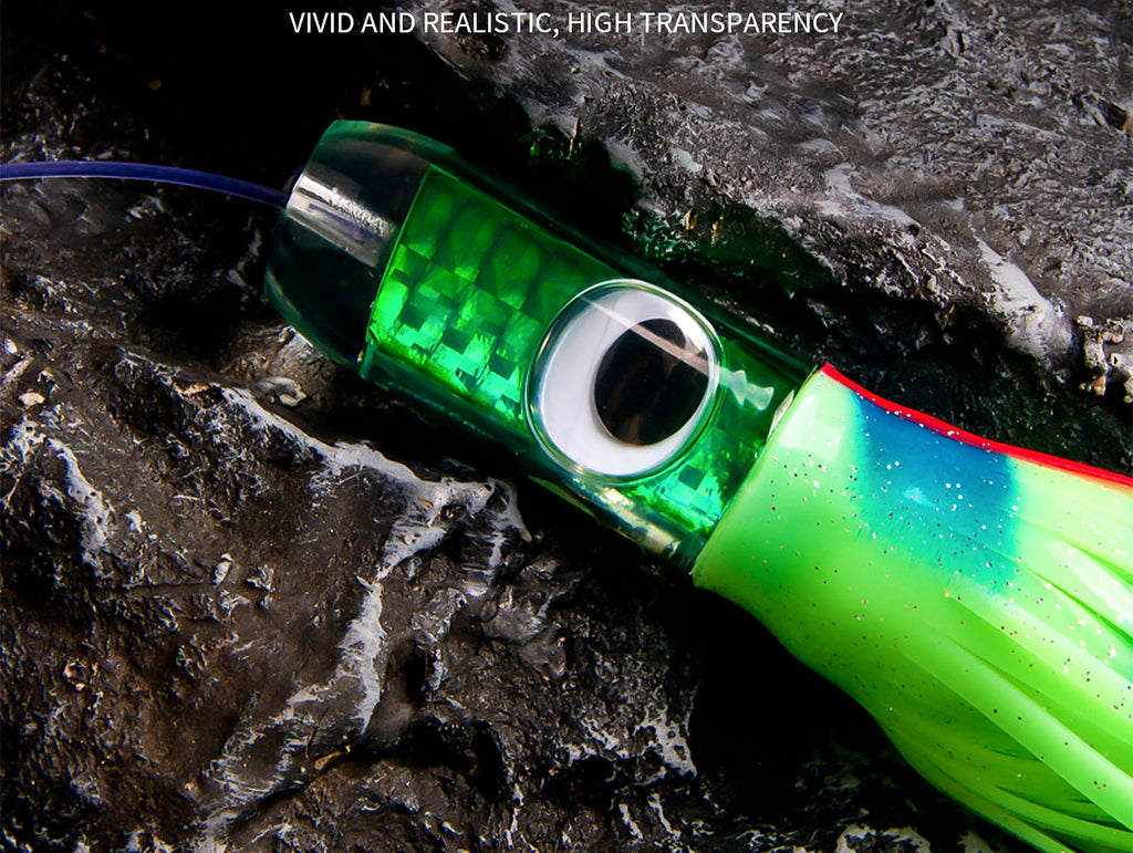 Resin Head Octopus Squid Skirt Lure, 12 in (30 cm) 169 g – product photo