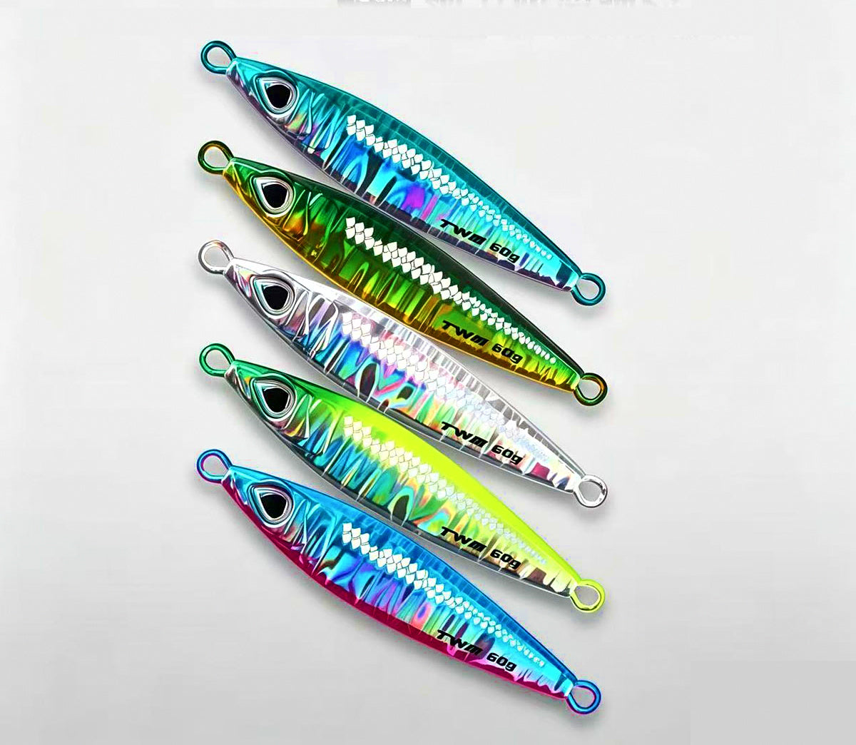 Scale-Pattern Fat Fish Metal Jig, 30–80 g (1.1–2.8 oz) – product photo