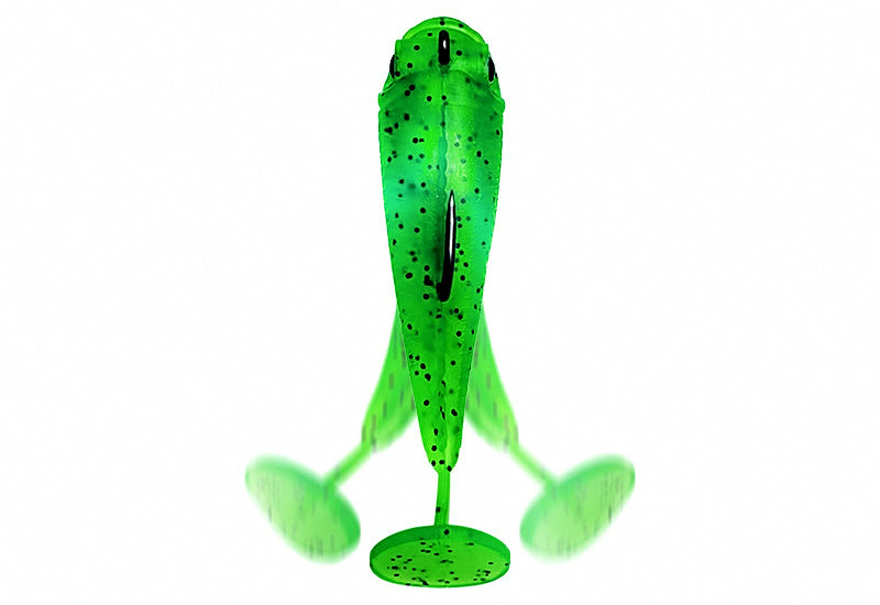 Lead Fish Lure with T-Tail, 6 cm / 7 g (0.25 oz), Single Hook – product photo