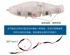 Slow-Sinking Jointed Hard Bait Lure, ABS – product photo