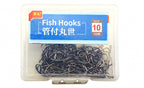 Barbed Long Shank Single Hooks, 10-Box Bulk Set, Sizes 2–34 – product photo