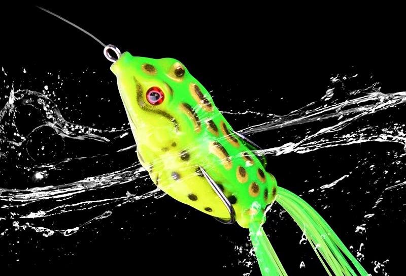 Soft Frog Lure with Double Hooks, 3.5–13 g (0.12–0.46 oz) – product photo
