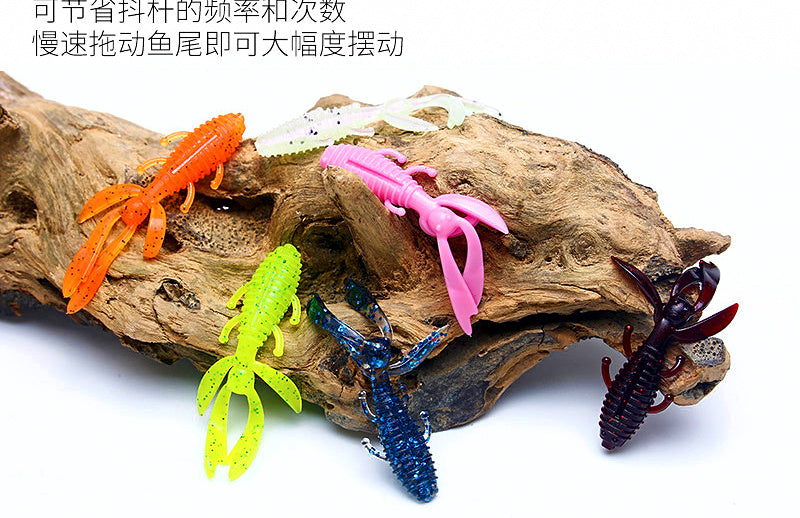 Floating Shrimp Soft Bait, 6.5–7.5 cm (2.6–3 in) – product photo