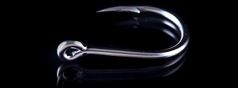 Thread-Wrapped Barbed Jig Hooks with Tube, Glow, #3–#13 – product photo