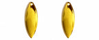 Willow Leaf Spinner Blades for DIY Lures, Gold/Silver/Copper – product photo