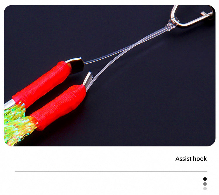 Snag-Resistant Jig Assist Hooks, 2/0 & 3/0, 5 Sets – product photo