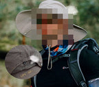 Wide Brim Nylon Bucket Hat for Fishing and Sun Protection – product photo