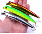 Topwater Popper Lure, 12 cm (4.7 in) 17 g (0.6 oz), #6 Hook – product photo