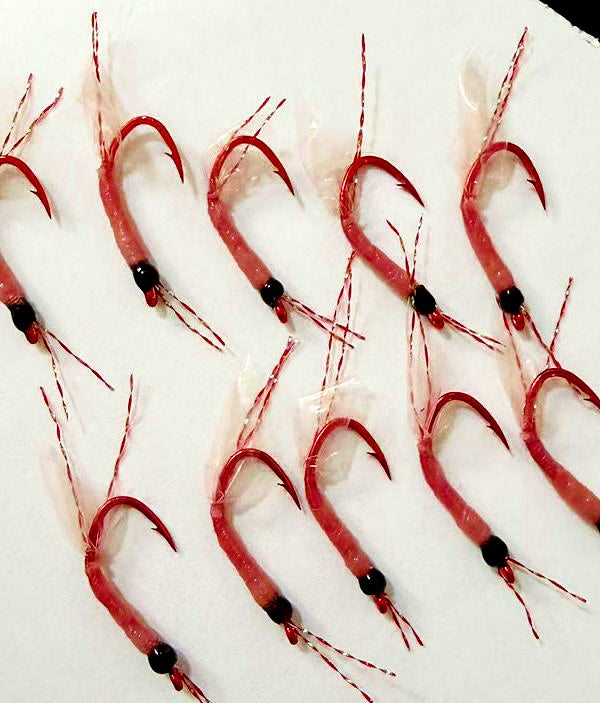 Single Hooks for Shrimp Bait, Stainless Steel, 10 per Bag – product photo