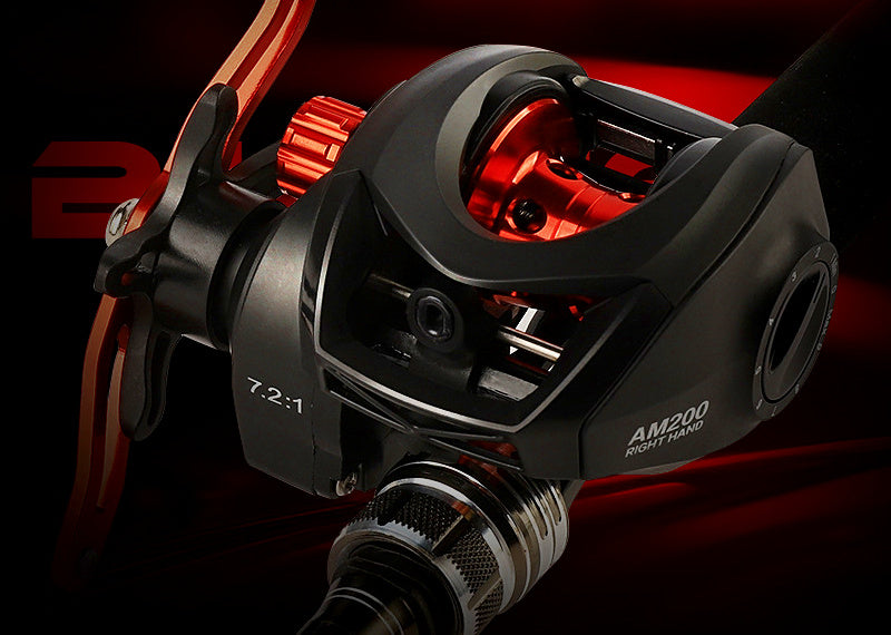 All-Metal Round Baitcasting Reel, Left or Right Hand – product photo