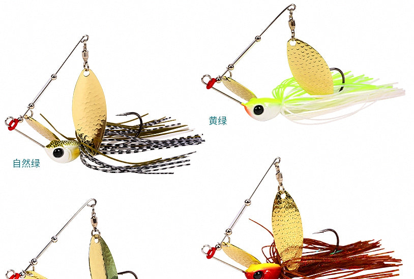 Lead Head Spinnerbait, 7 g (0.25 oz) & 10 g (0.35 oz) – product photo