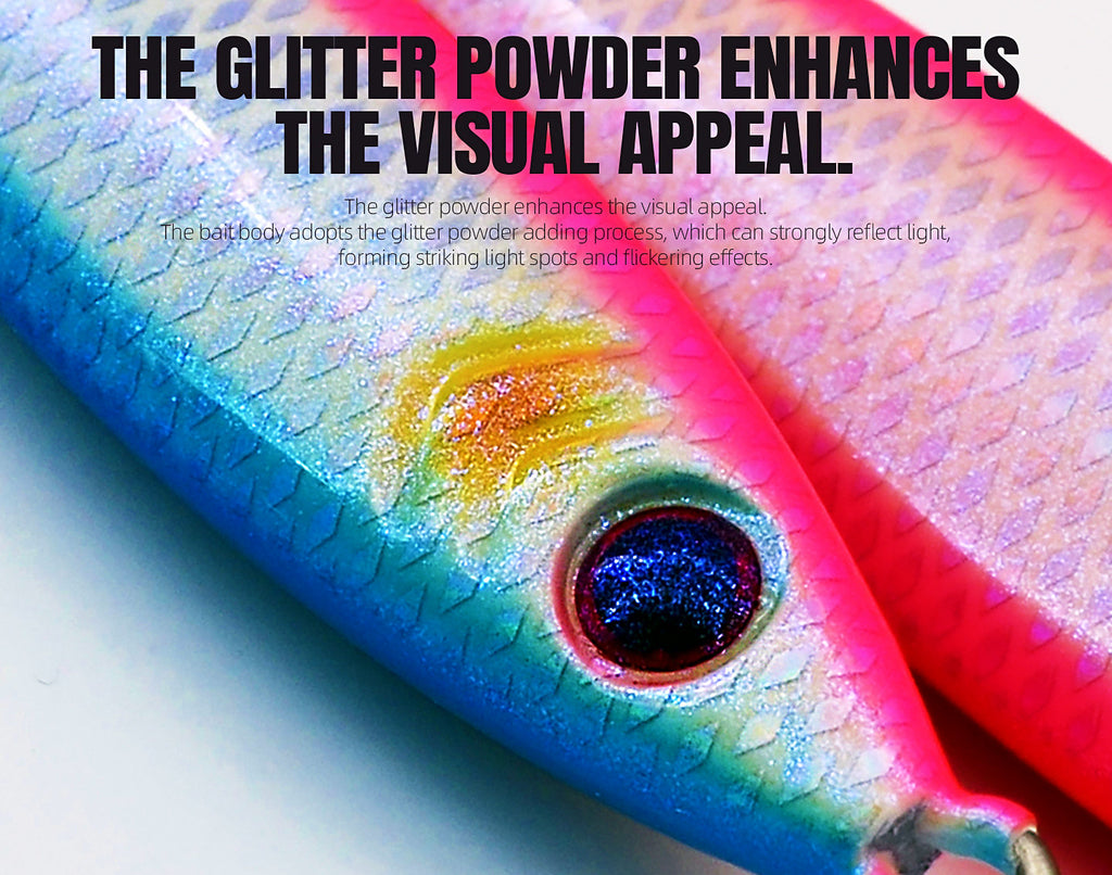 UV Glow Slow Pitch Jig, 30–80 g (1.1–2.8 oz) – product photo