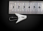 White Plastic Snap Clips, Pack of 10, 30 or 50 – product photo