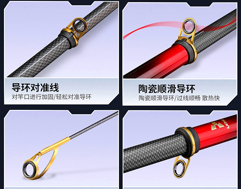 Iso Rock Fishing Rod, Carbon, 3.0–6.3 m (9.8–20.7 ft) – product photo