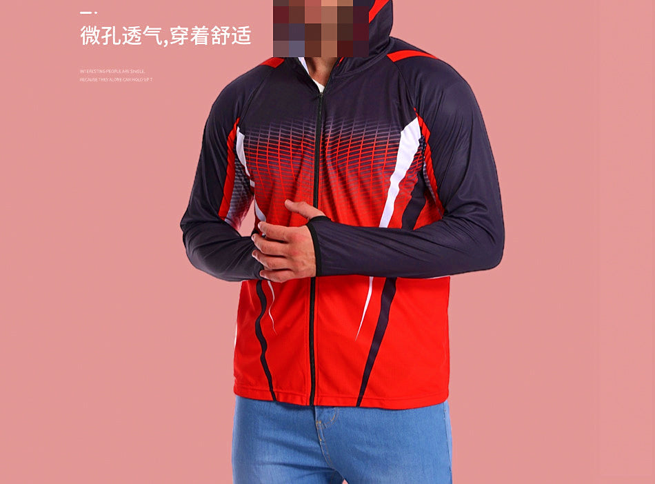 Men's Lightweight Sun Protection Fishing Shirt, Quick Dry – product photo
