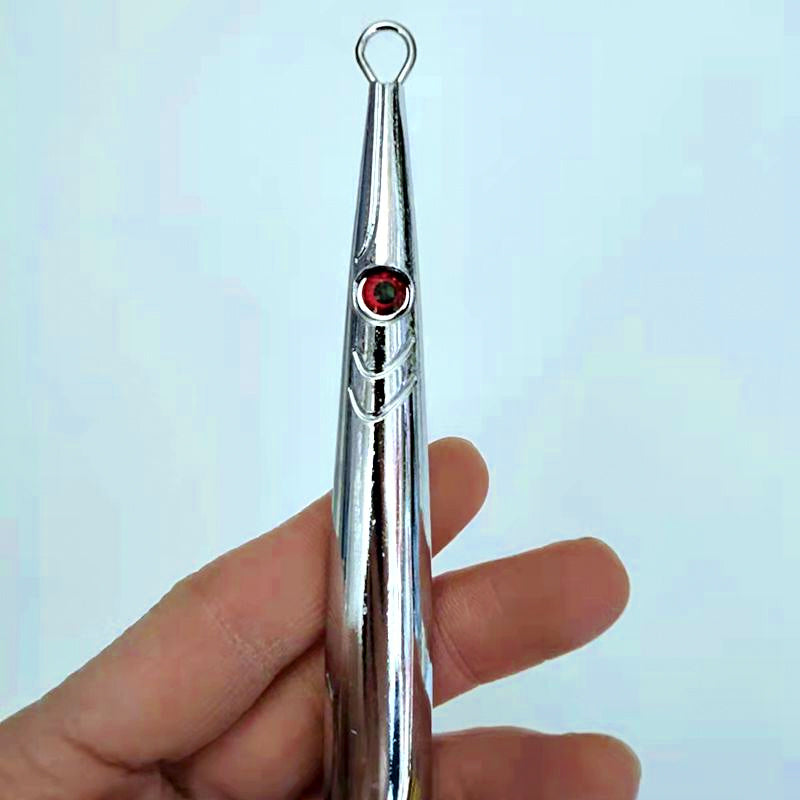 Chrome Silver Metal Jig, 60–500 g (2.1–17.6 oz) – product photo