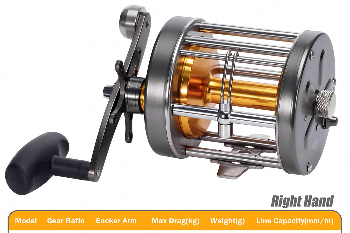 Saltwater Slow Pitch Conventional Reel, Right Hand – product photo
