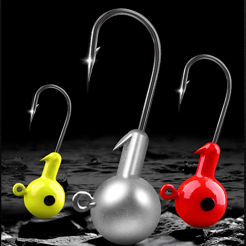 Barbed Jig Head Hooks for Soft Plastics, 1.75–21 g (0.06–0.74 oz) – product photo