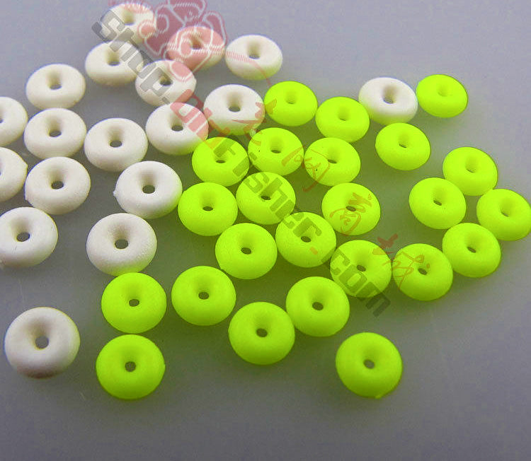 Saucer Disc Float Stopper Beads, Concave/Convex, S & L – product photo