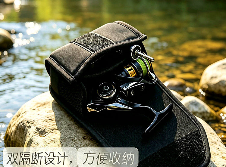 Spinning Reel Storage Bag, Padded Reel Cover, Sizes 1000–10000 – product photo