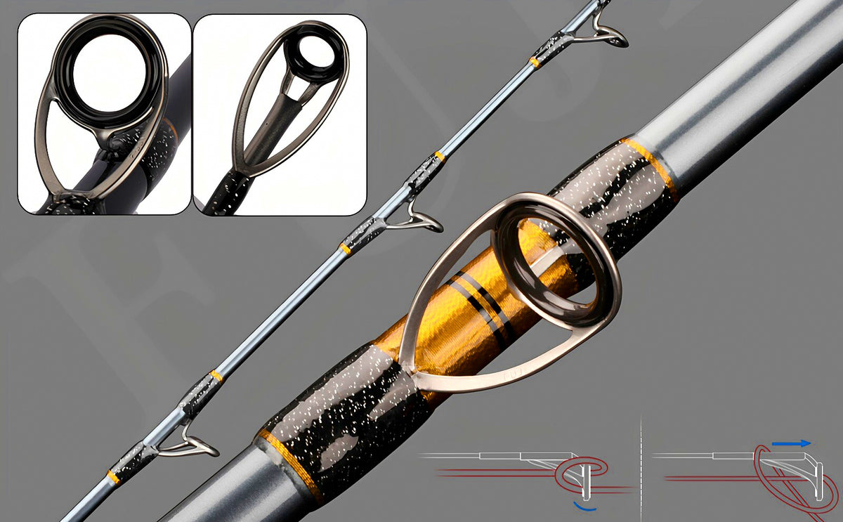 Solid Fiberglass Boat Rod for Electric Reels, 2.25–2.7 m – product photo