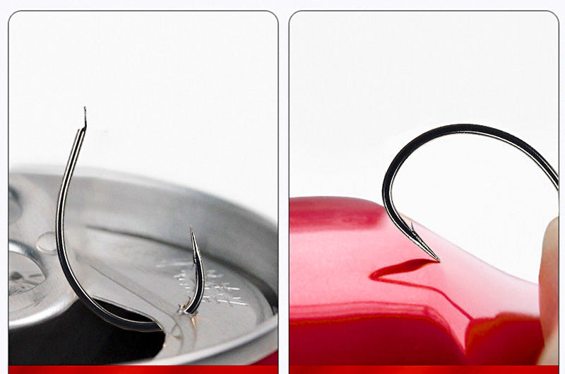 Barbed Live Bait Hooks (Loach Style), Sizes 9–13 – product photo
