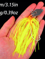 Silicone Skirt Sequin Lure with Sharp Hook, 1/3/5 Pack – product photo