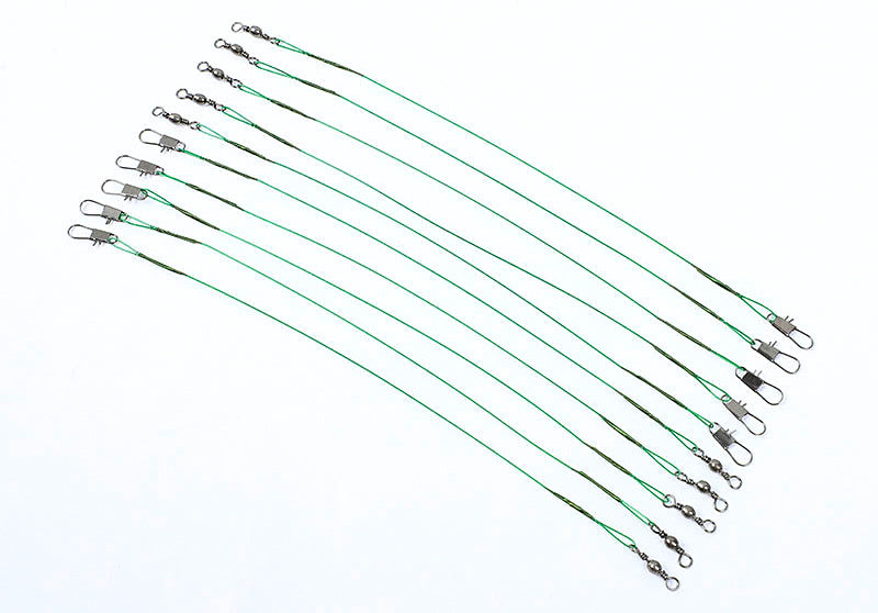 Wire Leader with Swivel & Snap, 10–30 cm (4–12 in) – product photo