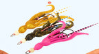 Octopus Skirt Assist Hook, UV Glow, 2 Sets per Pack – product photo