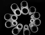Black Silicone Rod Line Guide Loops, Large, 10 Pack – product photo