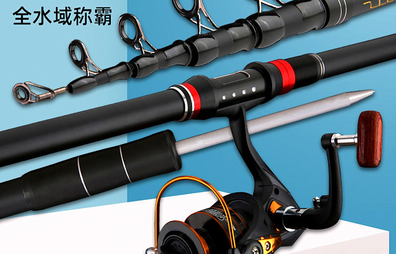 Telescopic Carbon Casting Rod, 1.8–4.5 m (5.9–14.8 ft) – product photo