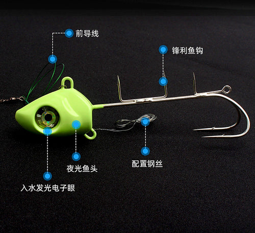 LED Glow Cutlassfish Jig, 150–250 g (5.3–8.8 oz) – product photo