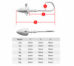 Jig Head Hooks for Soft Baits, 3.5–30 g (1/8–1 oz) – product photo