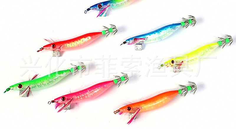 Squid Jig (Egi) 2.0#, Flash Glow Shrimp Lure – product photo