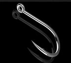 Iseni Barbed Eyed Hooks, Size 3–14, 10–500 pc Packs – product photo