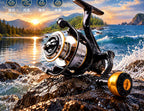 Spinning Reel, Aluminum Spool, 5.2:1, Sizes 500–7000 – product photo