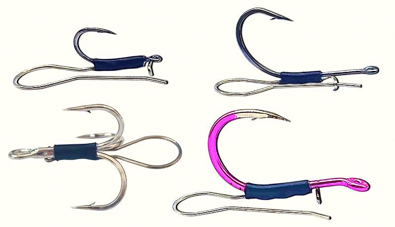 Live Bait Nose Hooks with Spring Clip, 10-Pack – product photo
