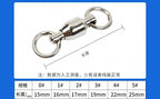 Big Game Bearing Swivel with Figure-Eight Ring, Sizes 1–8 – product photo