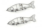 Unpainted Soft Tail Swimbait, 13.5 cm (5.3 in) 29 g (1 oz) – product photo