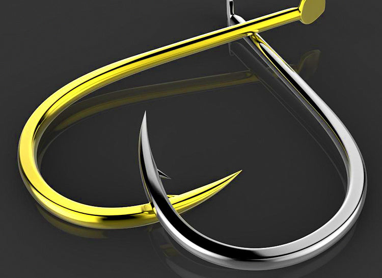 Barbed Eyed Hooks, Bulk 50-Bag Set, Sizes 0.3–15 – product photo