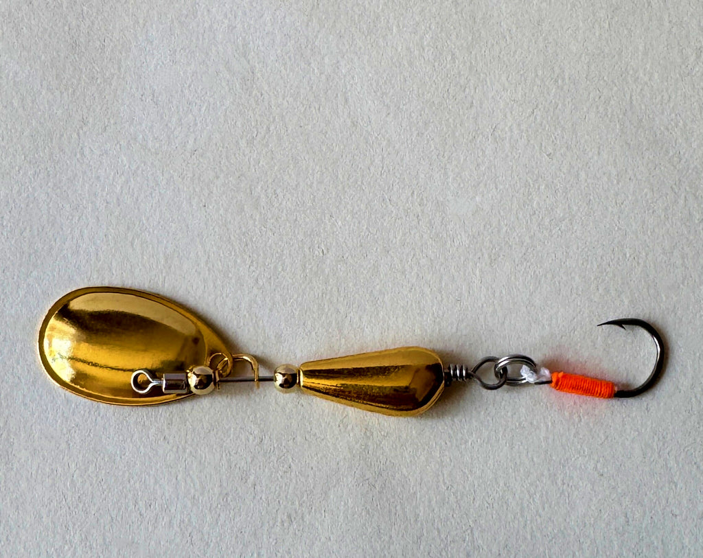 Casting Spinner Spoon, Single Hook, 5 pcs, 3–9.5 g (0.1–0.3 oz) – product photo