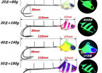 Glow Tenya Jig with Double Assist Hooks, 40–180 g (1.4–6.3 oz) – product photo