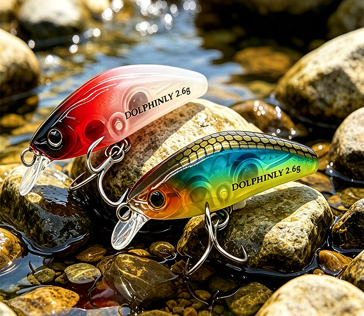 Micro Slow-Sinking Minnow Lure, 2.6 g (0.09 oz) – product photo