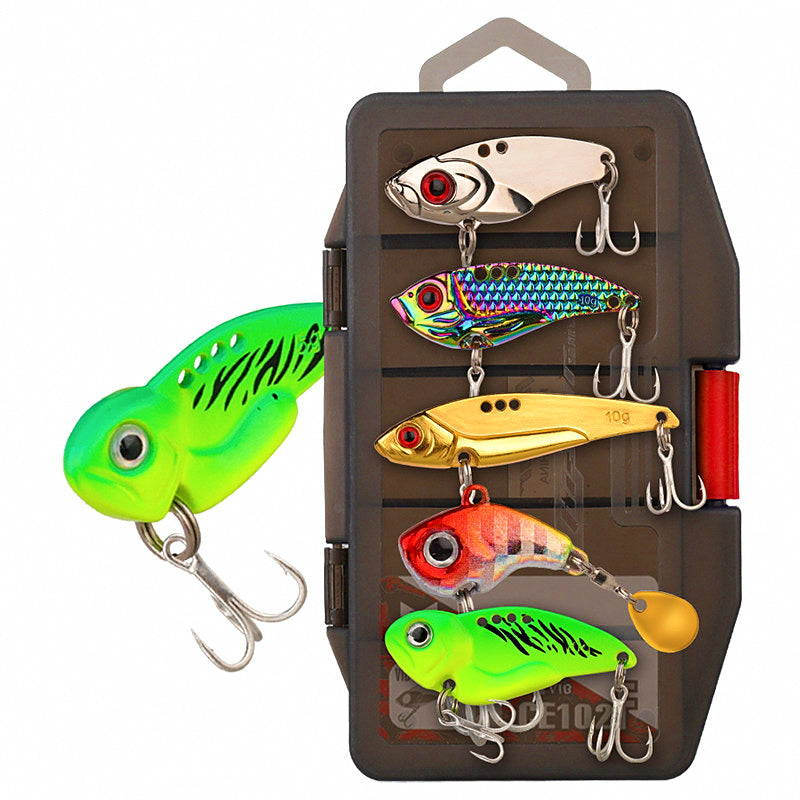 Metal VIB Blade Bait Assortment, 3–20 g (0.1–0.7 oz)