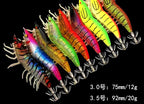 Glow Squid Jig, Shrimp Style, Size 3.0 / 3.5 – product photo