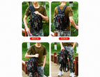 Tactical Fishing Backpack / Crossbody Bag, 3-Layer – product photo