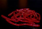 Red Soft Worm Lure, 10 cm (4 in), 10-Pack – product photo