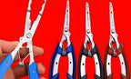 Stainless Steel Fishing Pliers, Straight or Bent Nose, Hook Remover – product photo