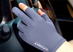 UV Sun Protection Fishing Gloves, Two-Finger or Half-Finger – product photo
